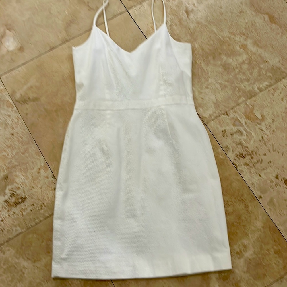 Josie white sundress spaghetti straps large
